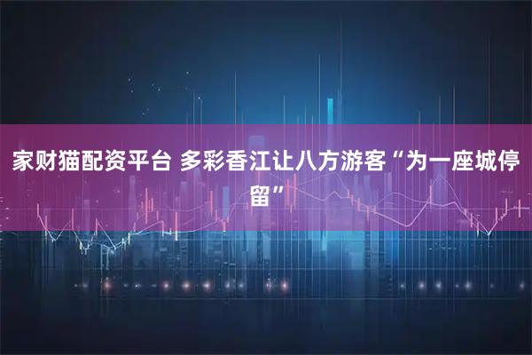 家财猫配资平台 多彩香江让八方游客“为一座城停留”