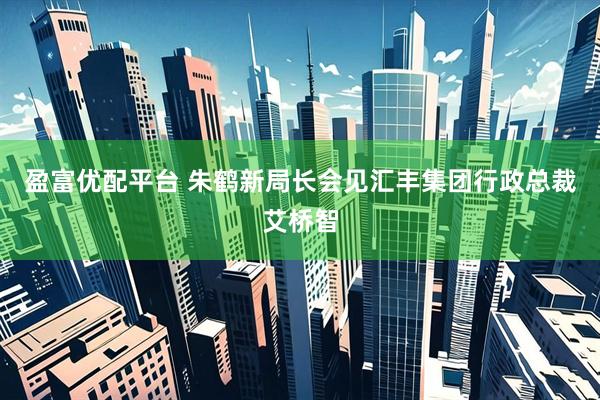 盈富优配平台 朱鹤新局长会见汇丰集团行政总裁艾桥智